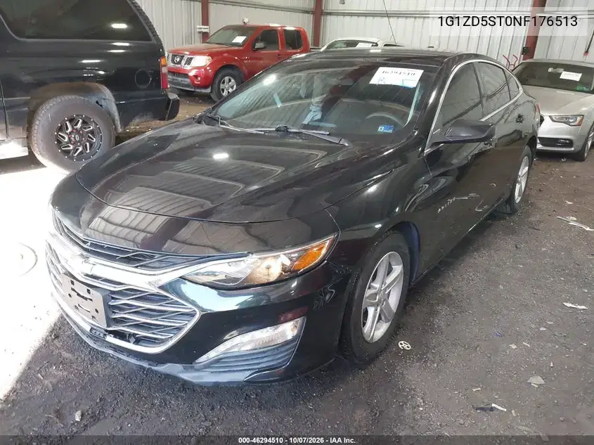 2022 Chevrolet Malibu Fwd Lt VIN 1G1ZD5ST0NF176513 фото 3