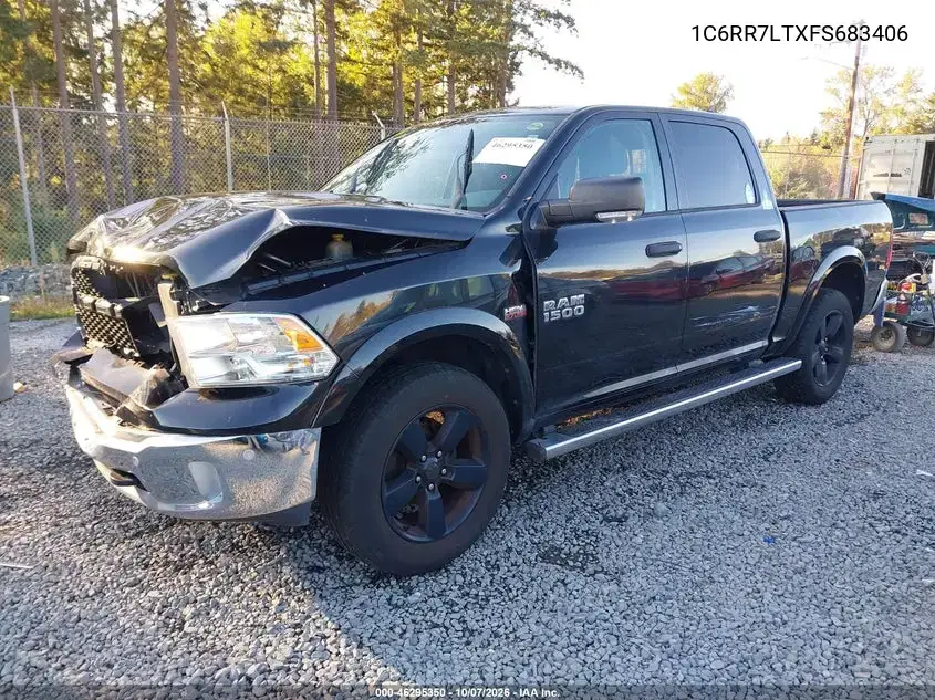 2015 Ram 1500 Outdoorsman VIN 1C6RR7LTXFS683406 фото 3