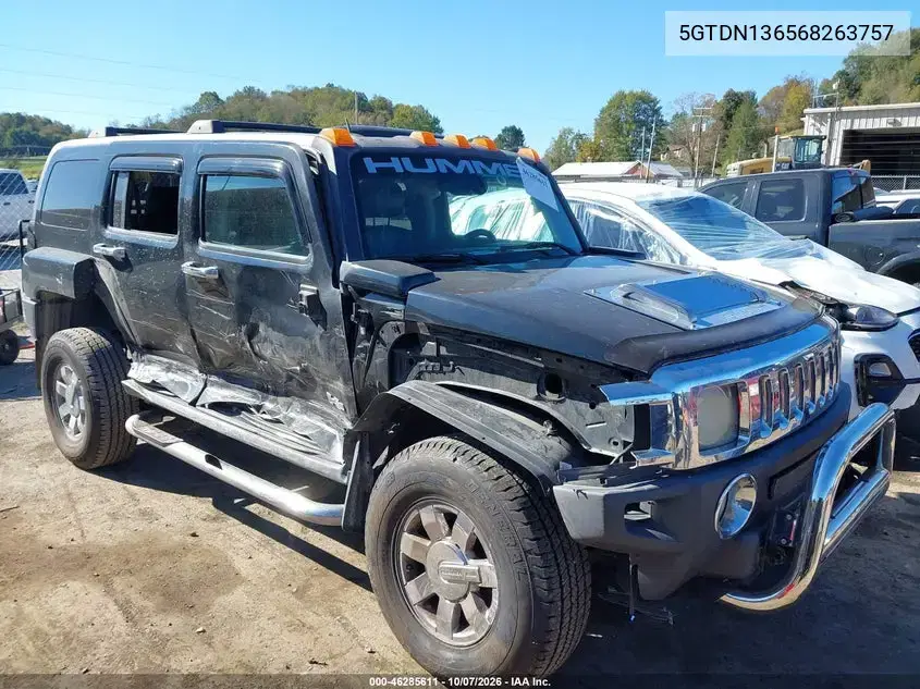 5GTDN136568263757 — 2006 Hummer H3, Правая сторона, фото до ремонта