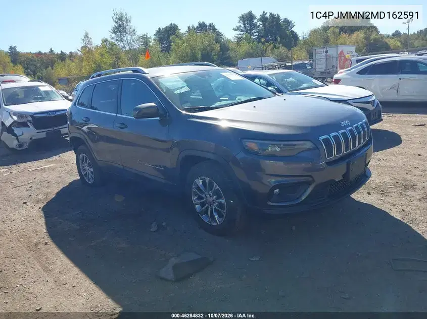 1C4PJMMN2MD162591 — 2021 Jeep Cherokee, Левая сторона, фото до ремонта