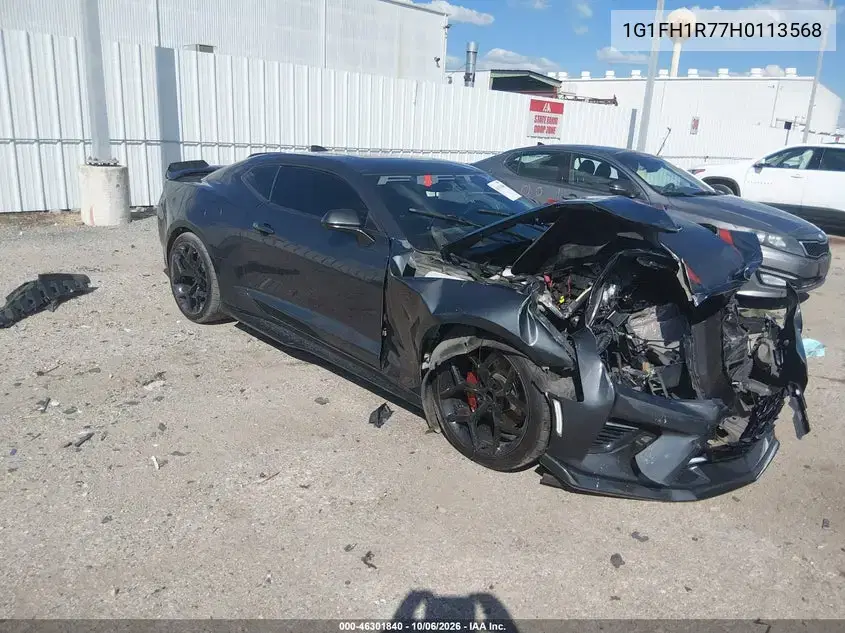 1G1FH1R77H0113568 — 2017 Chevrolet Camaro, передняя часть, фото до ремонта