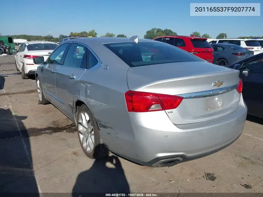 2015 Chevrolet Impala 2Lz VIN 2G1165S37F9207774 фото 4