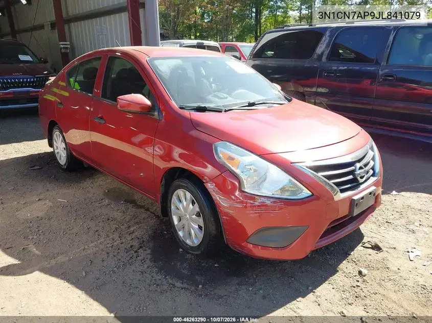 3N1CN7AP9JL841079 — 2018 Nissan Versa, подтопление, фото до ремонта