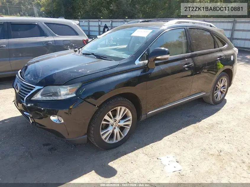 2013 Lexus Rx 350 VIN 2T2ZK1BA8DC110881 фото 3