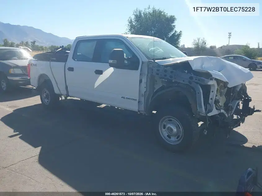 1FT7W2BT0LEC75228 — 2020 Ford F250, передняя часть, фото до ремонта