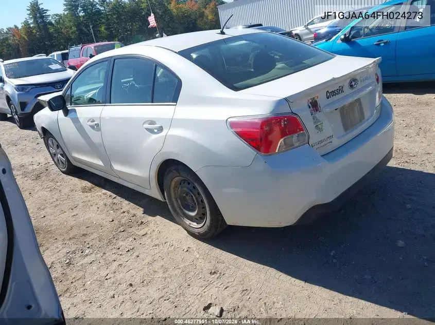 2015 Subaru Impreza 2.0I VIN JF1GJAA64FH024273 фото 4