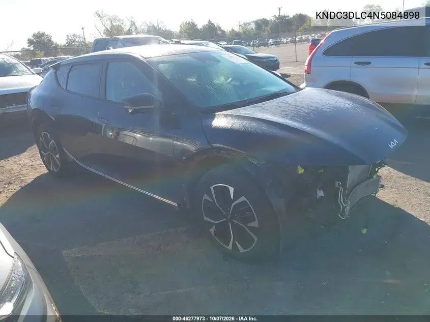 KNDC3DLC4N5084898 — 2022 Kia EV6, передняя часть, фото до ремонта