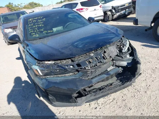 2HGFE4F81SH018782 — 2025 Honda Civic Hybrid Sport/Sport Touring Hybrid, Передняя часть (Front), фото до ремонта