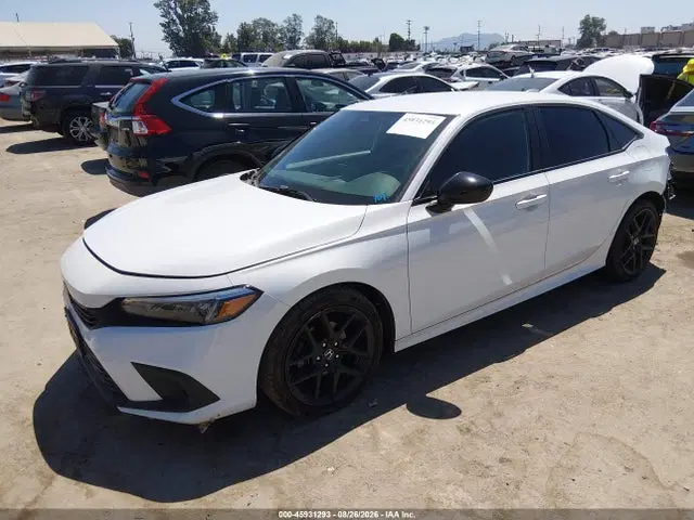 2022 Honda Civic Sport VIN 2HGFE2F55NH544959 фото 2