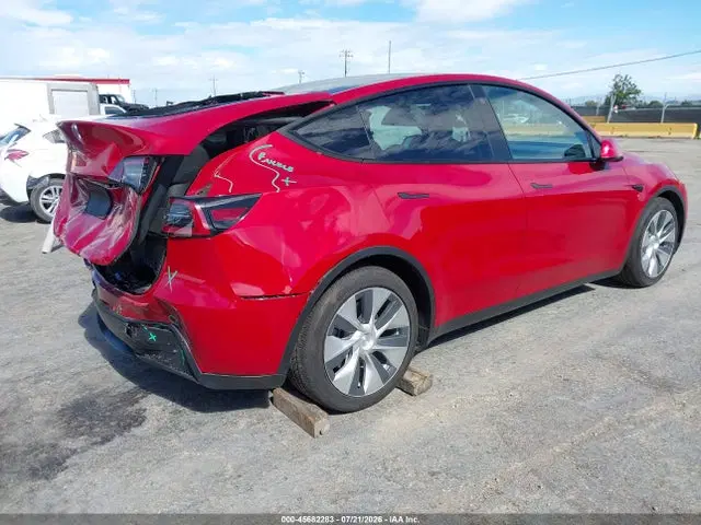 2022 Tesla Model Y Long Range Dual Motor All-wheel Drive VIN 7SAYGDEE6NF368964 фото 4