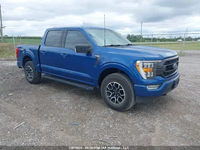 1FTEW1EP1NKD15949 — 2022 Ford F-150 XLT, Rear, фото до ремонта