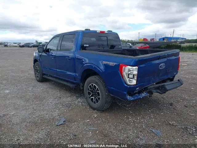 2022 Ford F-150 Xlt VIN 1FTEW1EP1NKD15949 фото 3
