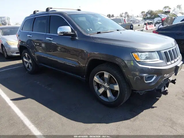 1C4RJEBG4FC742713 — 2015 Jeep Grand Cherokee Limited, Front End, фото до ремонта