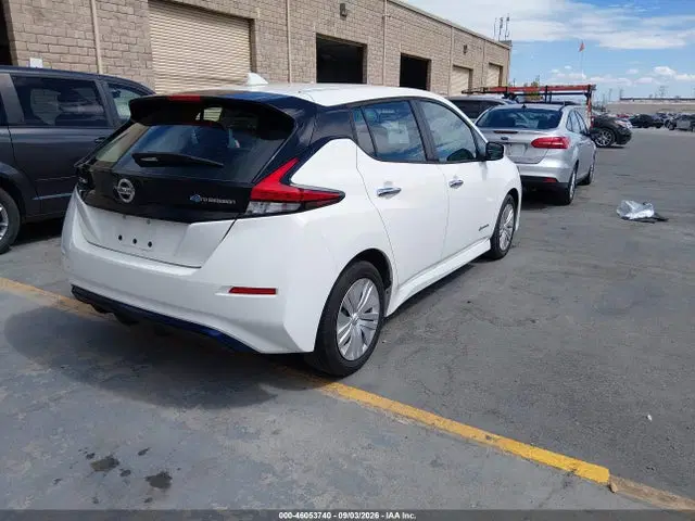 2019 Nissan LEAF S VIN 1N4AZ1CP6KC318110 фото 4