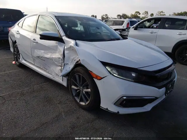 19XFC1F77ME202133 — 2021 Honda Civic EX-L, Правый бок (Right Side), фото до ремонта