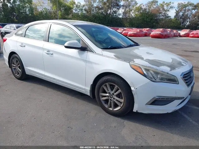 5NPE24AF0FH172499 — 2015 Hyundai Sonata SE, Normal Wear & Tear, фото до ремонта
