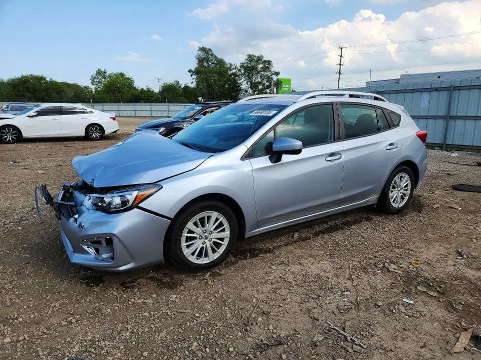4S3GTAB61J3723563 — 2018 Subaru Impreza, Передняя часть, фото до ремонта