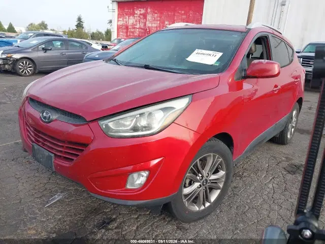 2014 Hyundai TUCSON SE VIN KM8JUCAG7EU879868 фото 2