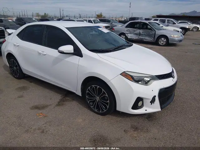 2T1BURHE0EC112635 — 2014 Toyota Corolla S Plus, Задняя часть слева (Left Rear), фото до ремонта