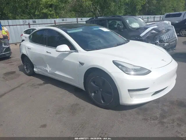5YJ3E1EA7LF612448 — 2020 Tesla Model 3 Standard Range Plus Rear-Wheel Drive/Standard Range Rear-Wheel Drive, Правый бок (Right Side), фото до ремонта