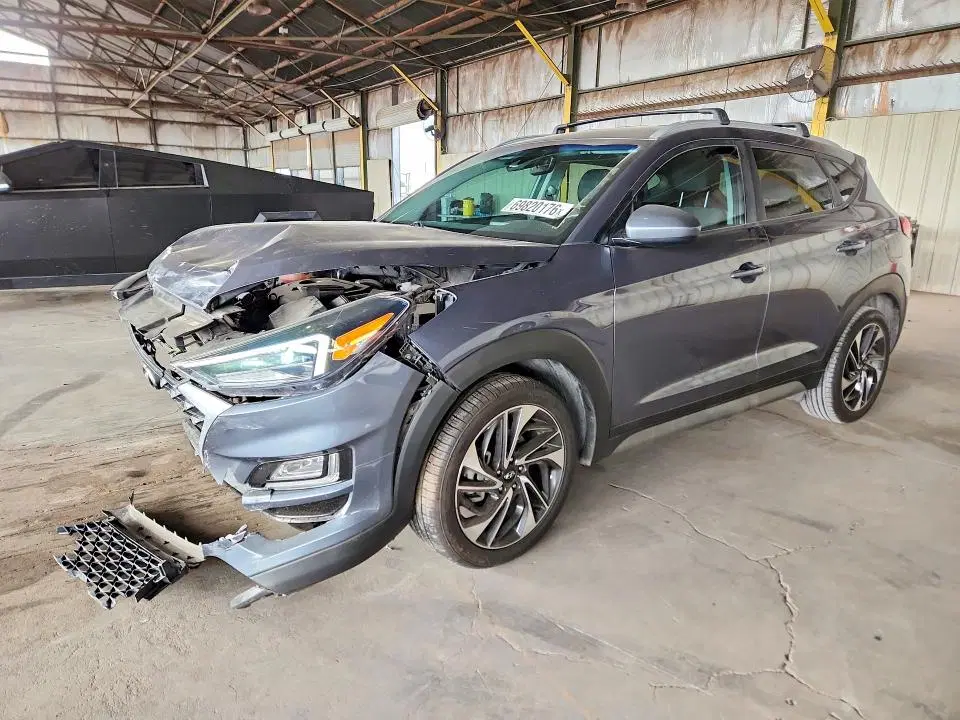 KM8J33AL6MU401861 — 2021 Hyundai Tucson, Передняя часть, фото до ремонта