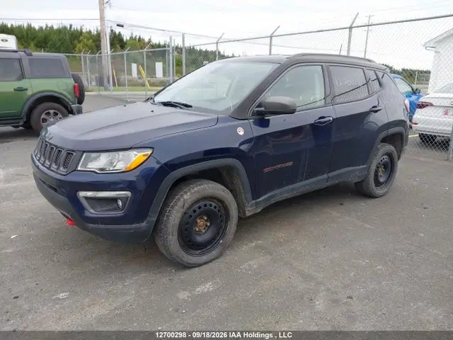 2018 Jeep Compass Trailhawk VIN 3C4NJDDB0JT440763 фото 2