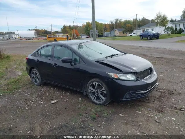 2HGFB2F47FH019810 — 2015 Honda Civic LX, Front, фото до ремонта