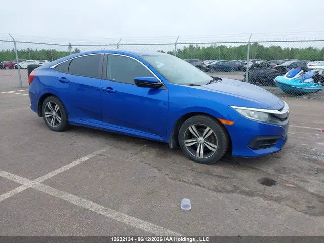 2HGFC2F55GH026648 — 2016 Honda Civic LX, Rear, фото до ремонта