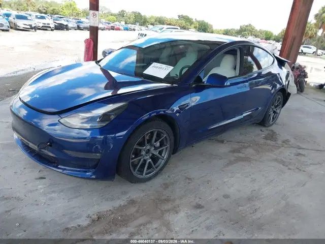 2021 Tesla Model 3 Long Range Dual Motor All-wheel Drive VIN 5YJ3E1EB8MF992927 фото 2