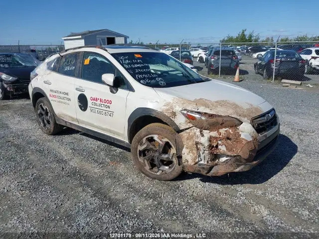 JF2GTHNC0M8290045 — 2021 Subaru Crosstrek Limited, Roll Over, фото до ремонта