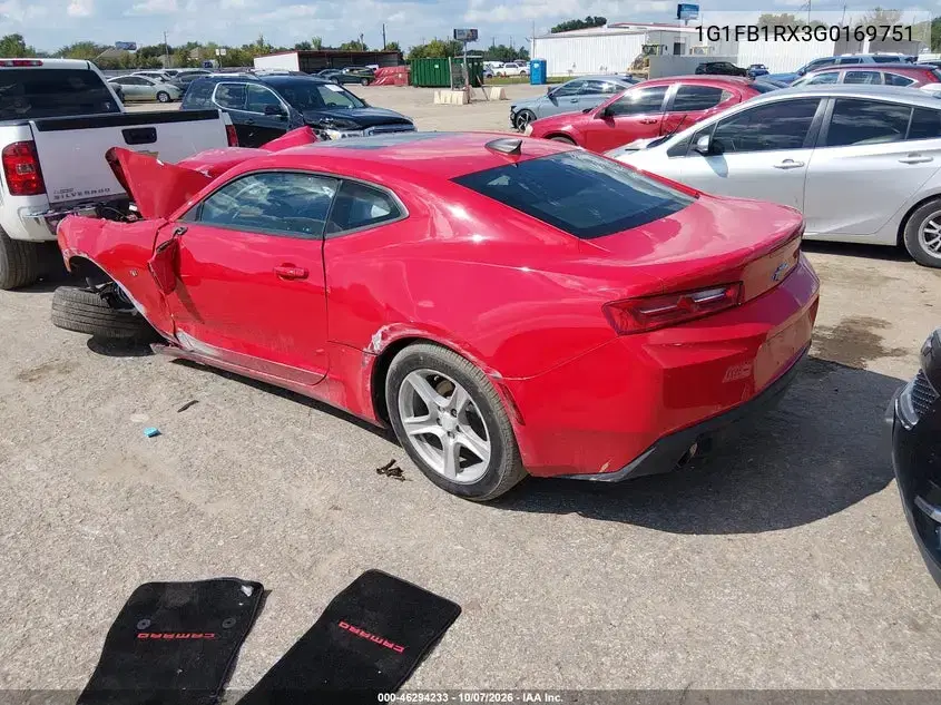 2016 Chevrolet Camaro 1Lt VIN 1G1FB1RX3G0169751 фото 3