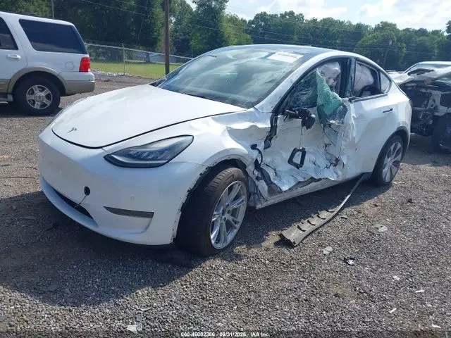 2021 Tesla Model Y Long Range Dual Motor All-wheel Drive VIN 5YJYGDEE3MF087944 фото 2
