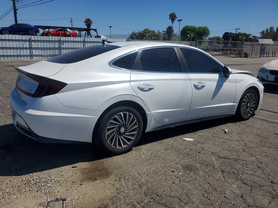2021 Hyundai SONATA HYBRID VIN KMHL34JJXMA018939 фото 3