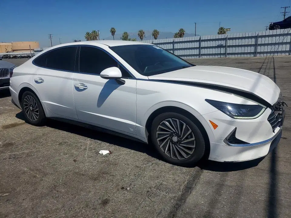 2021 Hyundai SONATA HYBRID VIN KMHL34JJXMA018939 фото 4