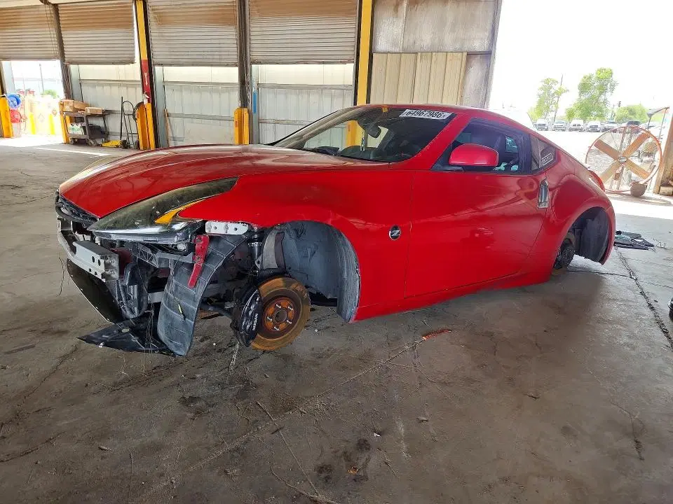 JN1AZ44E29M400965 — 2009 Nissan 370Z, Передняя часть (Front End), фото до ремонта