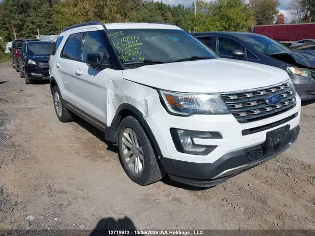 1FM5K7D81HGB34751 — 2017 Ford Explorer XLT, Rear, фото до ремонта