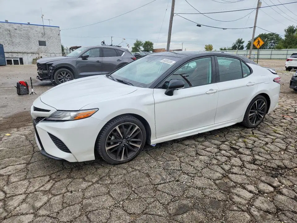 4T1B61HK6KU267895 — 2019 Toyota Camry, Задняя часть, фото до ремонта