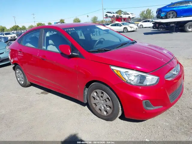 KMHCT4AE1HU244116 — 2017 Hyundai Accent SE, Rear, фото до ремонта