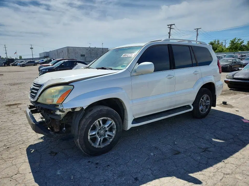 JTJBT20X040061439 — 2004 Lexus GX, Передняя часть, фото до ремонта