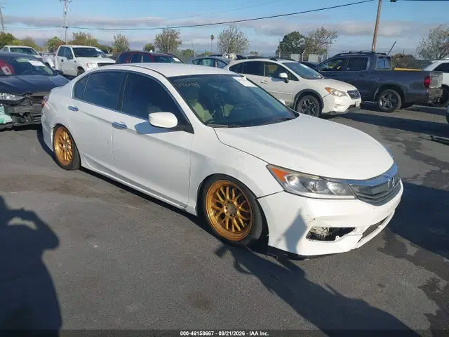 1HGCR2F33HA002655 — 2017 Honda Accord LX, Left Side, фото до ремонта