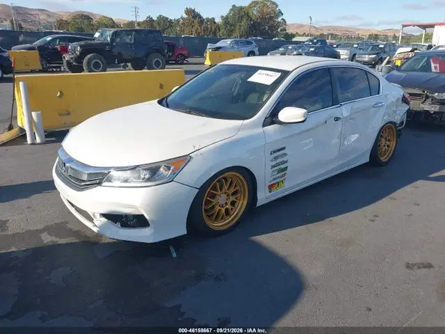 2017 Honda ACCORD LX VIN 1HGCR2F33HA002655 фото 2