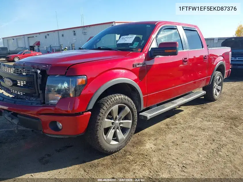 2014 Ford F-150 Fx4 VIN 1FTFW1EF5EKD87376 фото 3