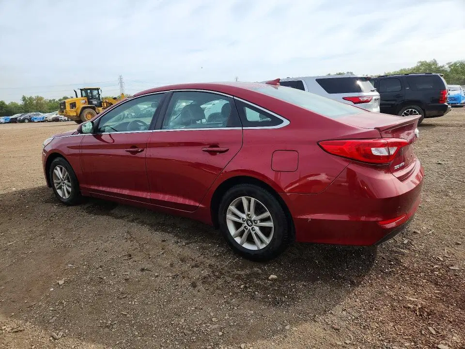 2015 HYUNDAI SONATA VIN 5NPE24AF6FH004172 фото 2