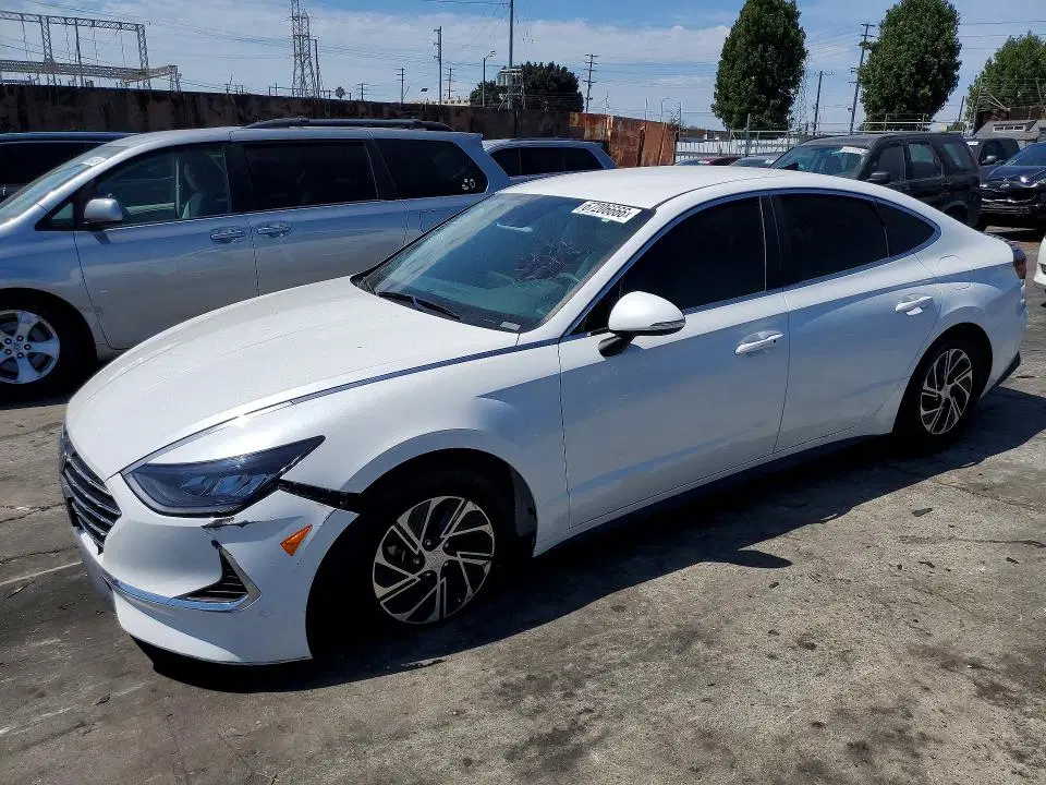 KMHL24JJ7MA036155 — 2021 Hyundai Sonata Hybrid, FRONT END, фото до ремонта