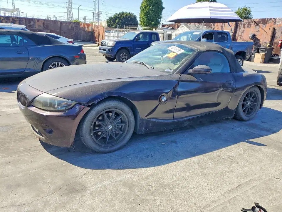 4USBT334X3LS40380 — 2003 BMW Z4, Подтопление (Water/Flood), фото до ремонта