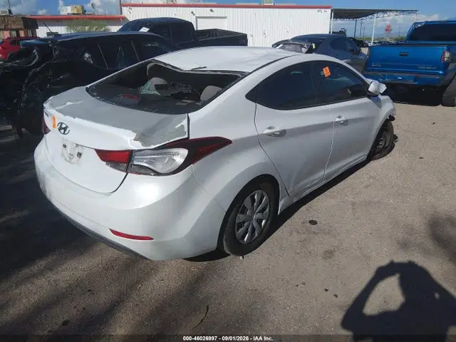 2016 Hyundai ELANTRA SE VIN 5NPDH4AEXGH701542 фото 4