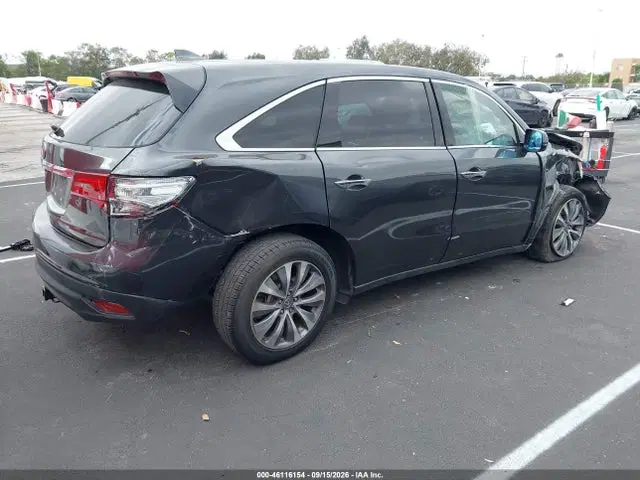 2016 Acura Mdx Technology Acurawatch Plus Packages/technology Package VIN 5FRYD3H4XGB011128 фото 4