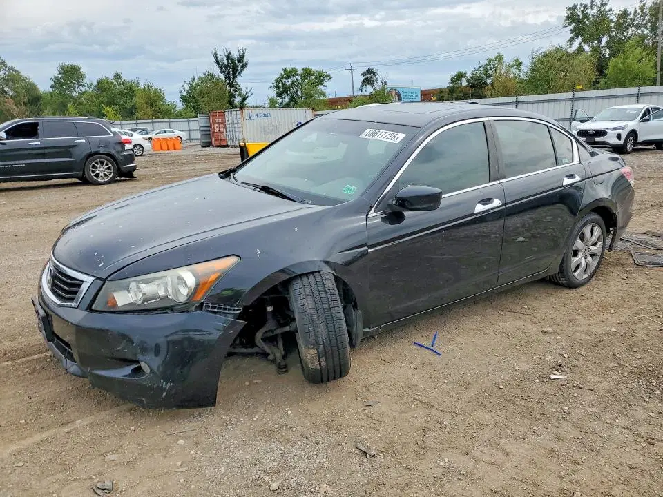 1HGCP36828A055287 — 2008 Honda Accord, Передняя часть, фото до ремонта