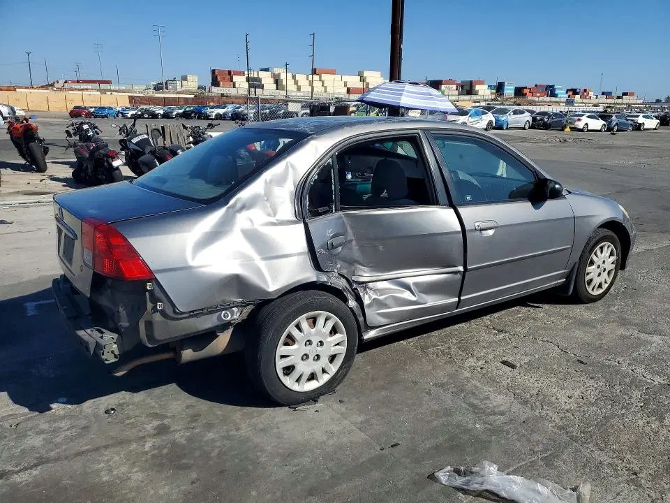 2005 HONDA CIVIC VIN 2HGES16535H593754 фото 3