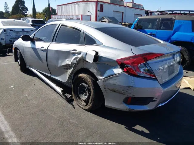 2019 Honda Civic Lx VIN 2HGFC2F65KH556295 фото 3